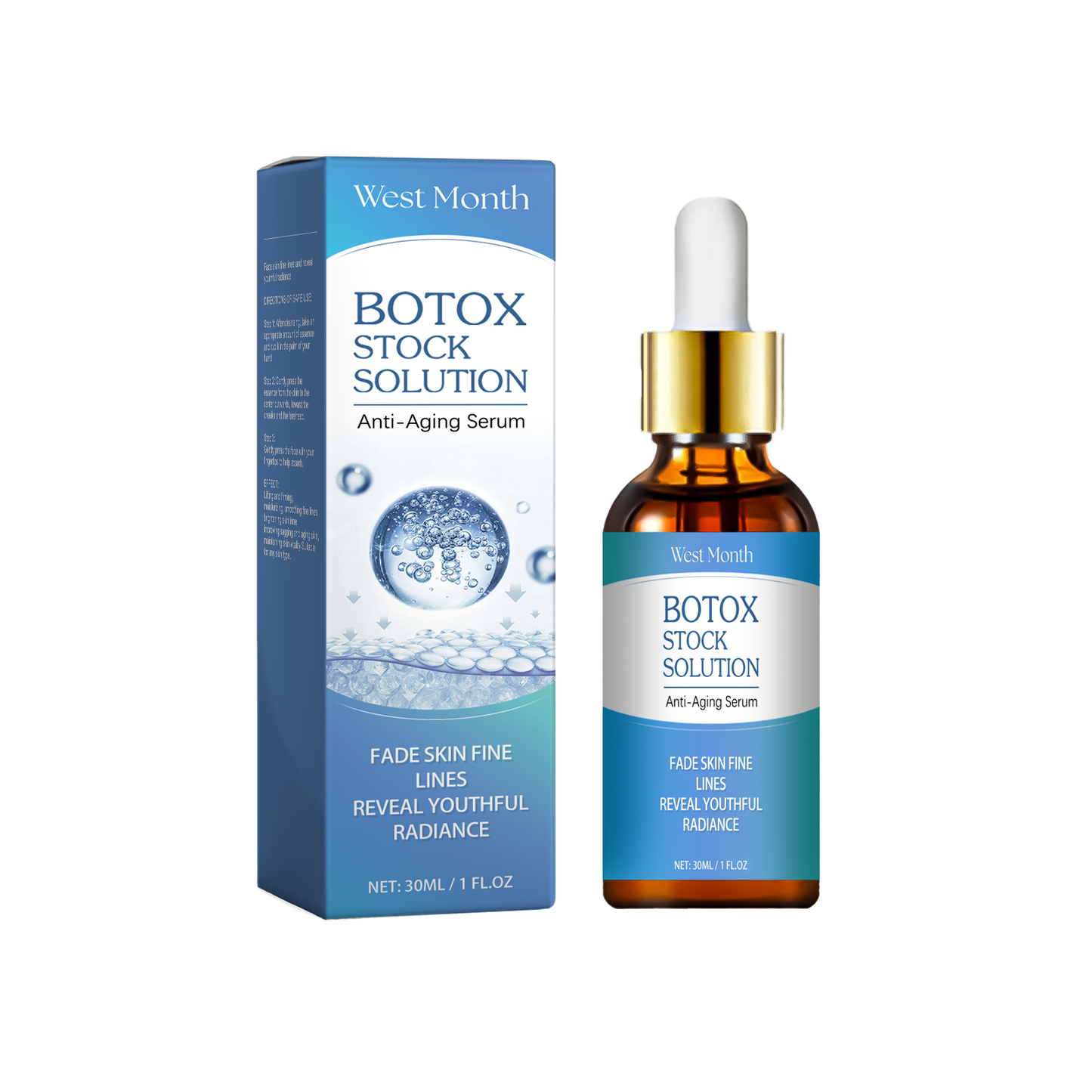 West Month Collagen Facial Essence Is A Moisturizing And Nourishing Essence For The Face, Eyes And Skin