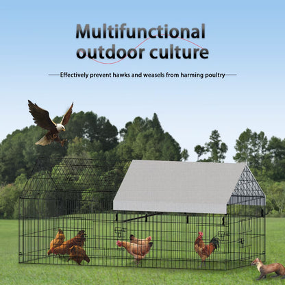 Pointed Wire Chicken Coop For Poultry Breeding