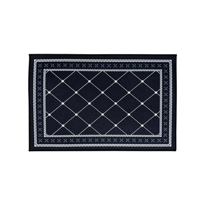Printed Absorbent & Non-Slip Door Mat - Durable Polyester Carpet With Kitchen Design, Ideal For Bathrooms, Hallways, Living Rooms, Bedrooms Decorative Use & Laundry Rooms