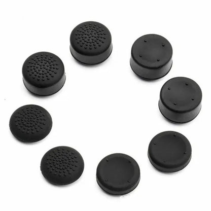 8Pcs Black Silicone Thumb Stick Grip Cover Caps For PS4 One Controller US