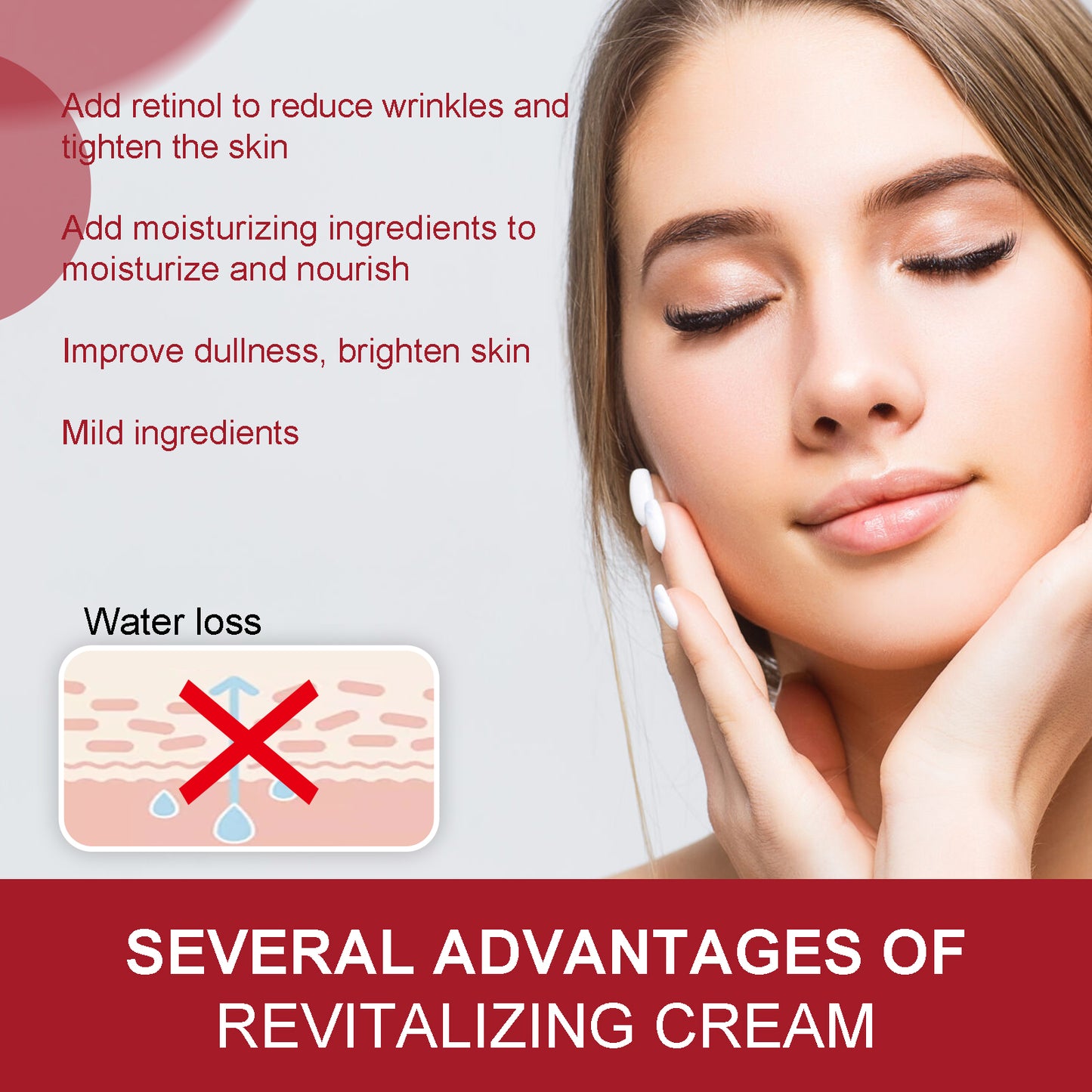 WIYUN Retinol Anti-Wrinkle Cream Reduces Fine Lines And Moisturizes, Firming, Brightening Skin Anti-Aging Cream