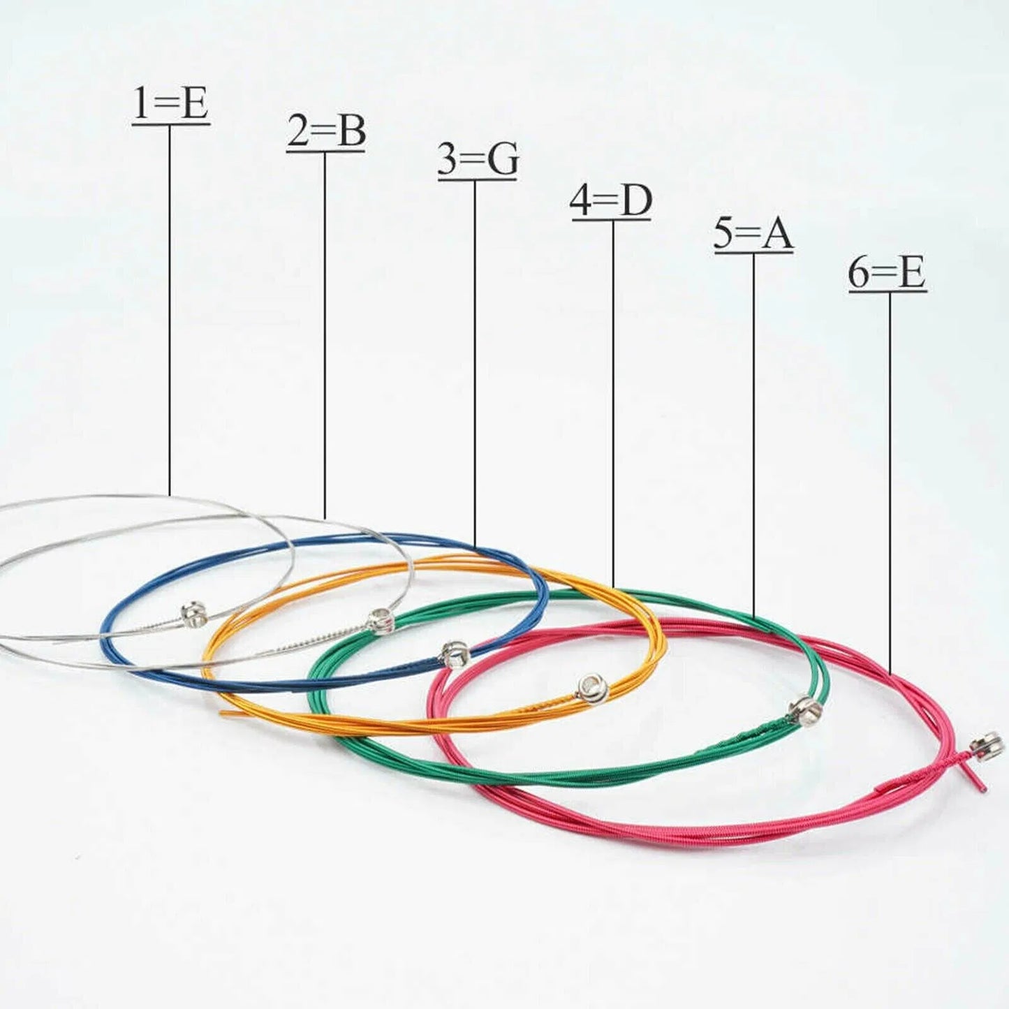 3 Sets Of 6 Guitar Strings Replacement Steel String For Acoustic Guitar 1st-6th