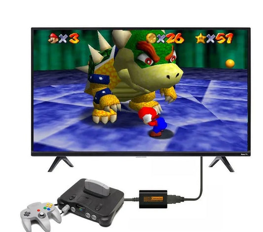 N64 To HDMI Converter Adapter HD Link Cable For Nintendo Gamecube Super NES SNES