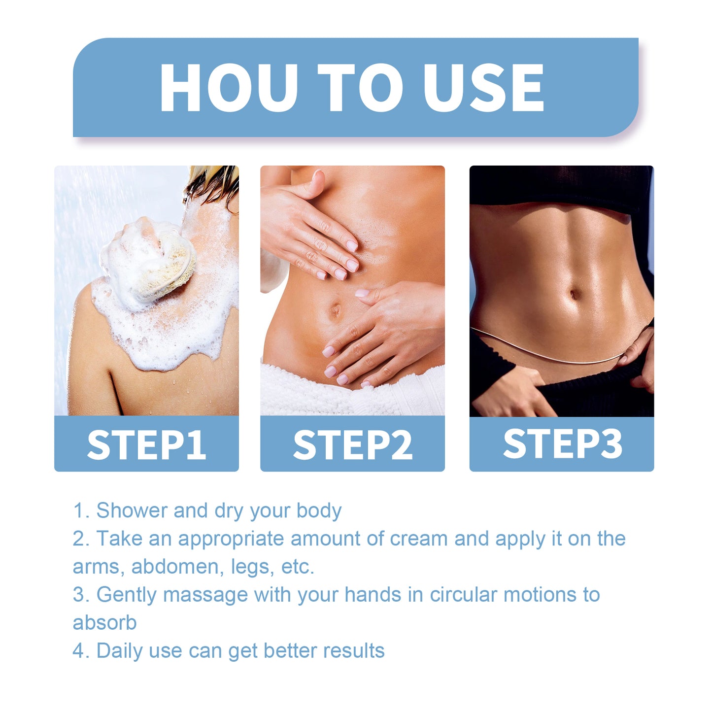 West&Month Slim Radiance Slim & Firm Cream, Moisturizing And Firming Anti-Orange Peel Body Sculpting Cream