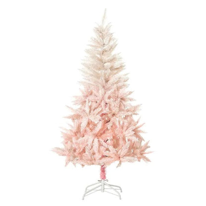 5ft Artificial Christmas Tree Home Decoration Automatic Open White