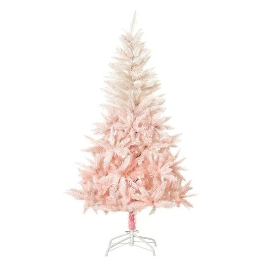 5ft Artificial Christmas Tree Home Decoration Automatic Open White