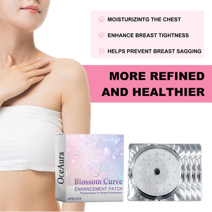 OceAura Blossom Curve Enhancement Patch, Lift Chest Firming And Volumizing Gathering Anti-Sagging Firm Full Breathable Breast Patch