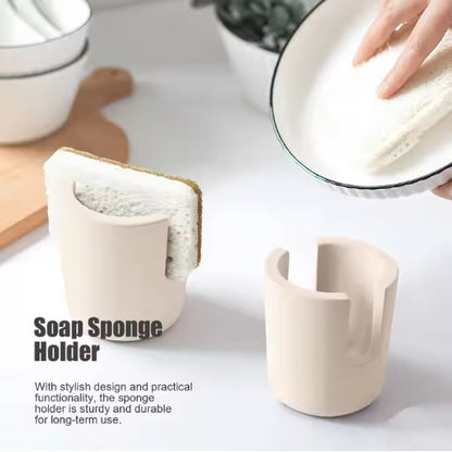 Diatom Mud Sponge Rack Kitchen & Bathroom Sink Caddy For Sponges Scrubbers