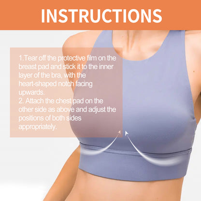 Houkea Instant Volum Esticky Inserts, Firming, Plump And Full Chest Pad Lifts Women's Breasts Firm And Prevents Sagging