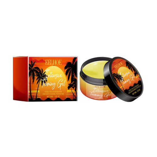Eelhoe Black Care Gel, Summer Beach Beach Quick Tanning Bronzer Natural Refreshing And Moisturizing