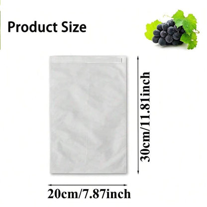 50Pcs Fruit Protection Bags Reusable Non-woven Fruit Cover With Drawstring