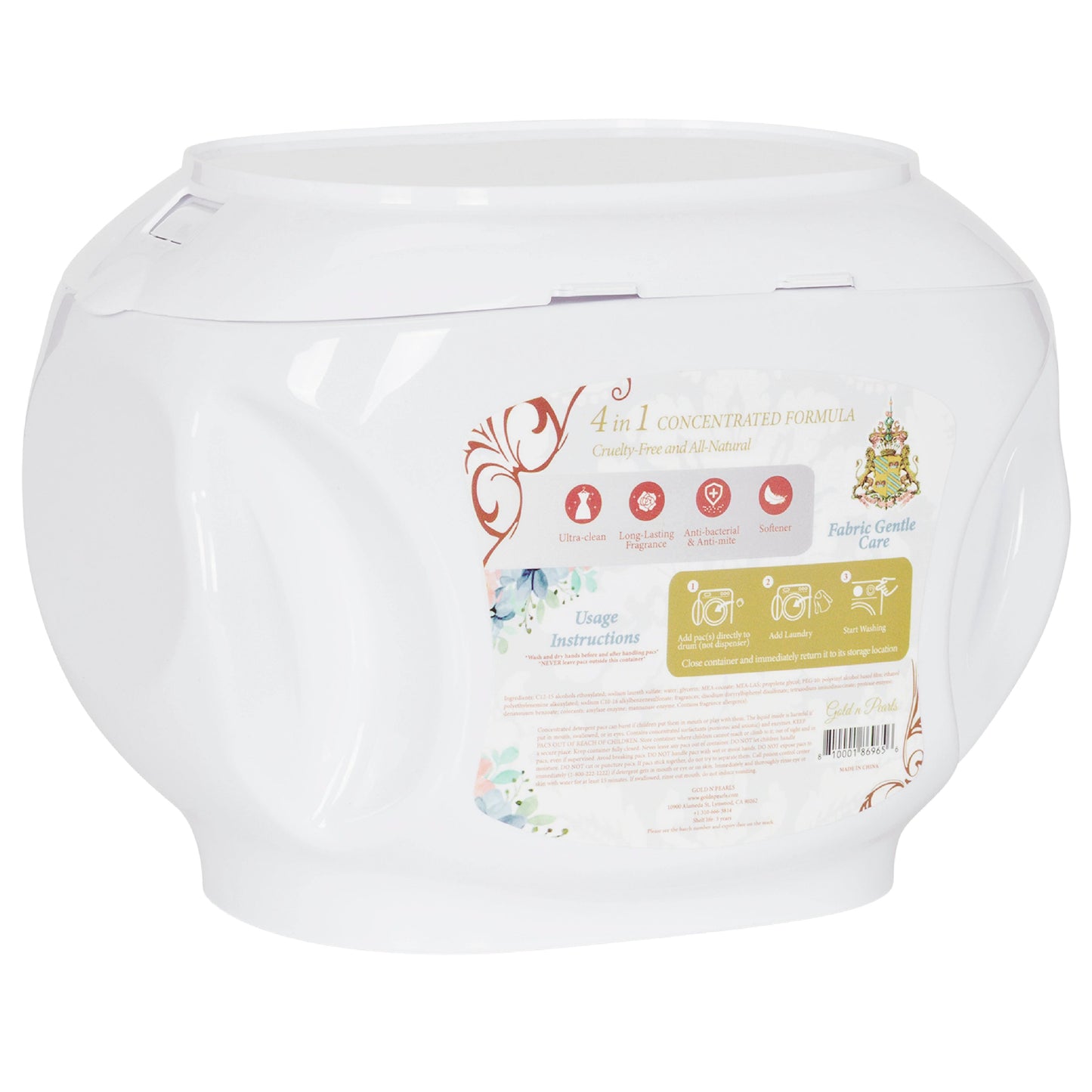 Gold n Pearls 5-in-1 Multifunctional Laundry Pods - Orangerie Royal (42 Pods)