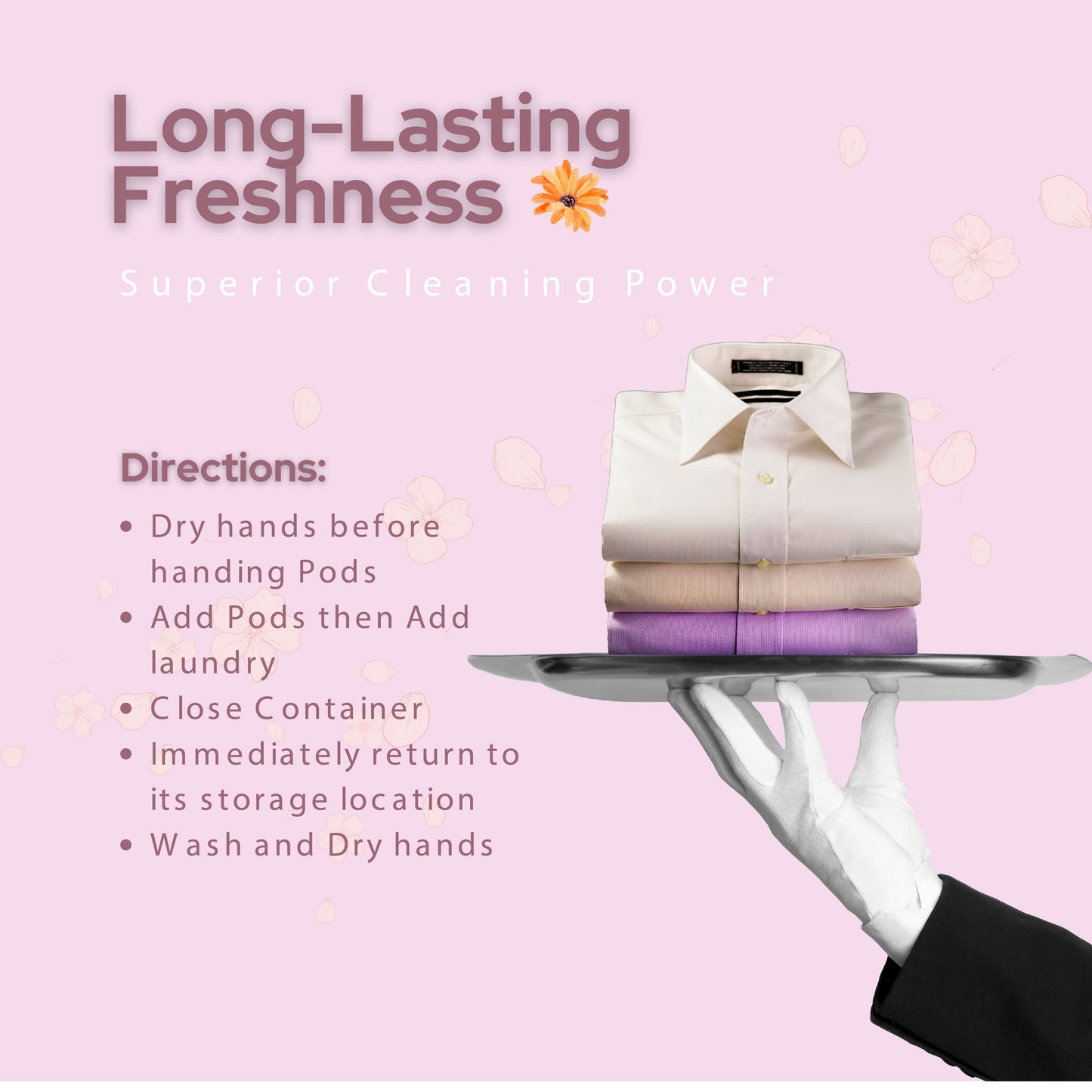 Gold n Pearls 5-in-1 Multifunctional Laundry Pods - Orangerie Royal (42 Pods)