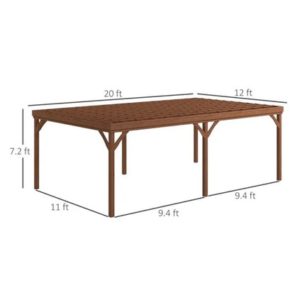Original Outdoor Wooden Gazebo