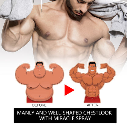 South Moon Body Slimming Firming Spray, Strengthening Chest Toning And Slimming Abs Firming Spray