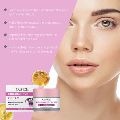 OUHOE Elastic Moisturizing Eye Cream, Nourishes, Moisturizes, Tights, Moistens, Locks And Protects The Elastic Skin Around The Eyes
