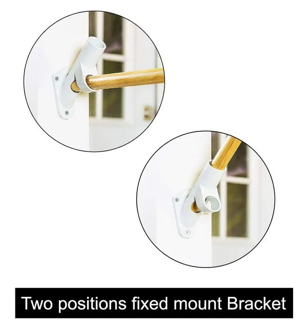 Two Position Fixed Wall Mount Bracket For Flag NO Flagpole NO Flag Included