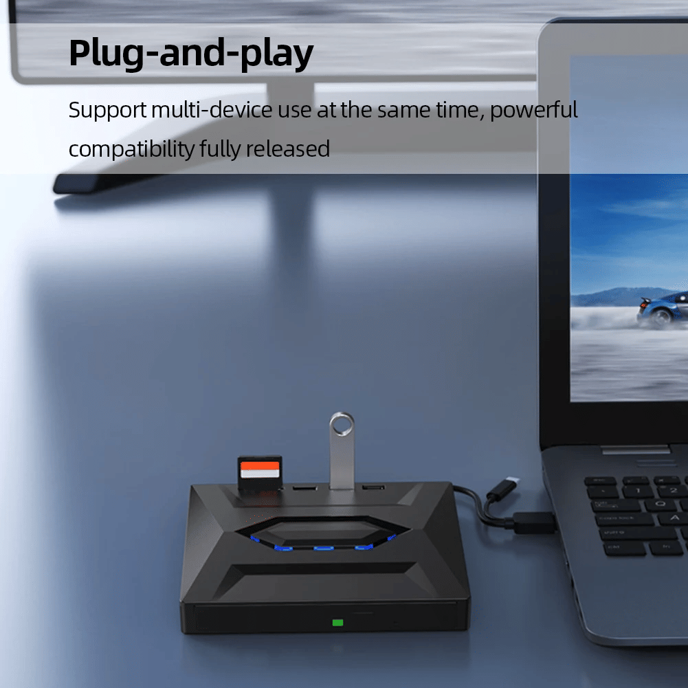 External CD DVD Drive USB 3.0 Writer Burner Player For PC Laptop Windows 11 10