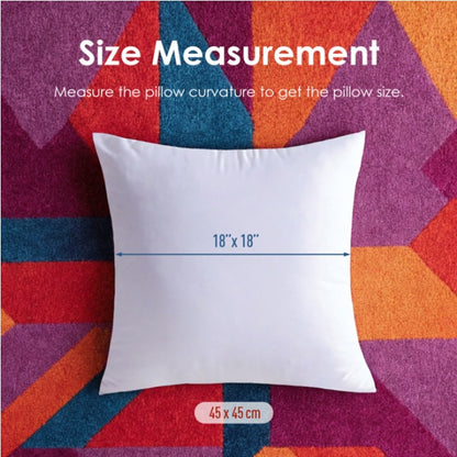 White Square Pillow With Two Bubble Bags