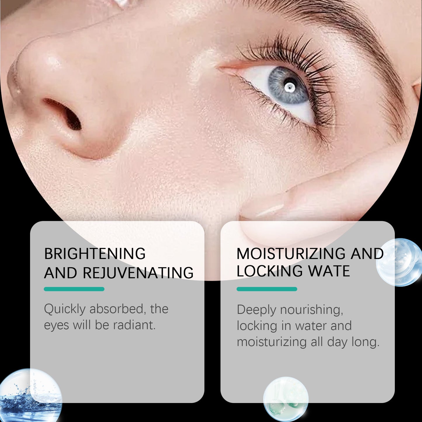 West&Month Moisturizing Eye Cream, Gentle, Delicate And Smooth Moisturizing Daily Eye Care Cream