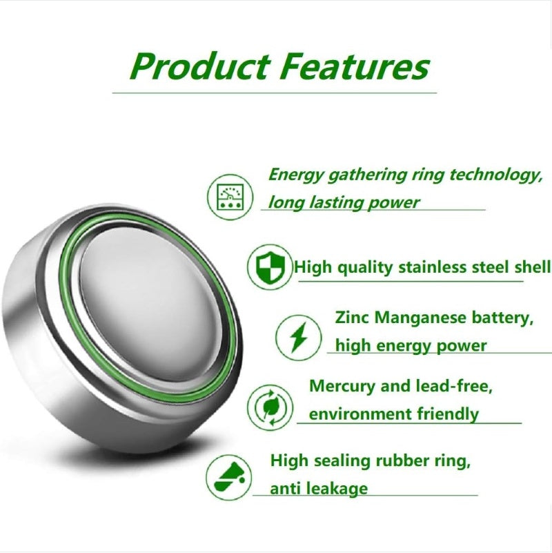 10 PCS LR1130 AG10 389 Alkaline Battery 1.5V Button Cell For Watch Calculator US