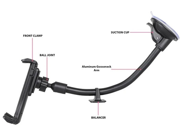 Universal Car Windshield Holder Desktop Mount For Cellphone Tablet IPad GPS