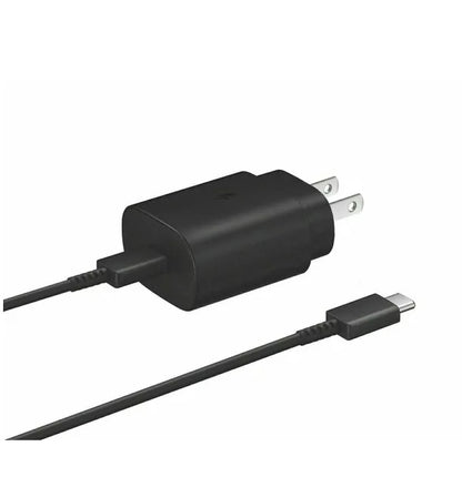 25W Type USB C Super Fast Wall Charger 6FT Cable For Galaxy S20 S21 S22