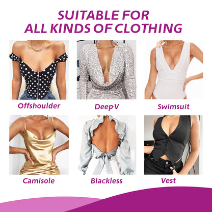 Jaysuing Invisible Chest Lift Gather Your Chest To Prevent Exposure And Sag Breathable Invisible Chest Lift Bandage