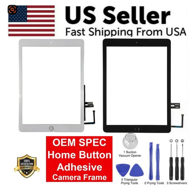 OEM SPEC Digitizer Glass Touch Screen For IPad 6 9.7 6th Gen 2018  Home Button