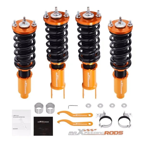 24 Way Damper Adjustable Coilover Strut Fit Civic EK EJ EM 96-00 Integra 94-01 Suspension Kit