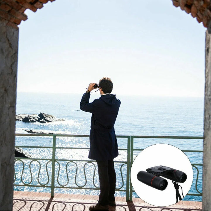 Binoculars 30x60 Zoom Outdoor Travel Compact Folding Telescope Hunting Day  Night