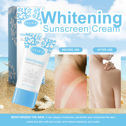 Eelhoe Nicotinamide Whitening Protective Cream, Summer Outdoor Protection Isolation Moisture Clear, Refreshing And Non-Sticky