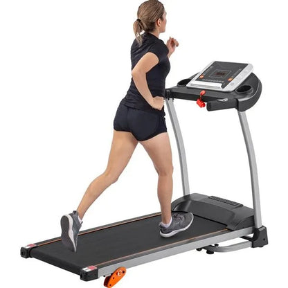 Easy Folding Treadmill For Home Use, 2.5HP Electric Running, Jogging & Walking Machine With Device Holder & Pulse Sensor, 3-Level Incline Adjustable Compact Foldable