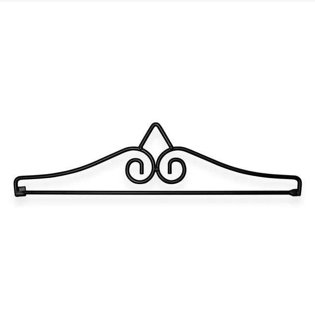 Garden Flag Wall Hanger 14.2 Inch Black Wrought Iron Small Flag Hanger Heavy Duty Garden Flag Holder