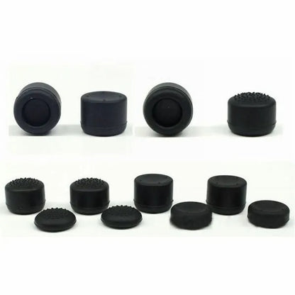 8Pcs Black Silicone Thumb Stick Grip Cover Caps For PS4 One Controller US