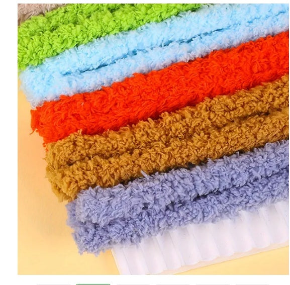 7-Piece DIY Coral Velvet Twisting Kit Ultra-Dense Handicraft Material