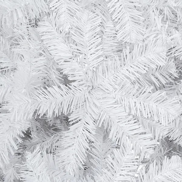 8ft Flocking Tied Light 1349 Branches Christmas Tree