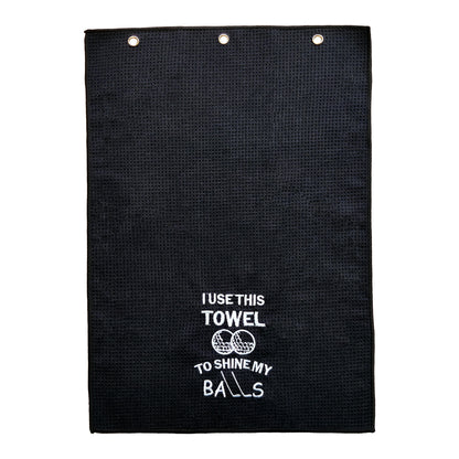 Two-piece Set Super Water Absorbent Printed Microfiber Embroidery Golf Towel