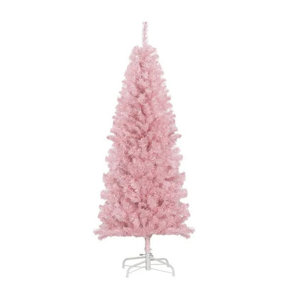 5FT Pencil Christmas Tree, Artificial Christmas Tree With Automatic Open For Home Party