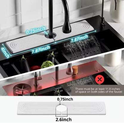 Diatomaceous Earth Sink Tray Stone Home Sink Caddy Kitchen Instant Dry Sink Organizer