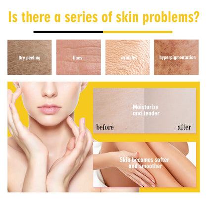 EELHOE Handcrafted Body Oil, Relieve Dry Skin Moisturizing Smooth Skin Carry Bright Color Of Skin Body Massage Oil