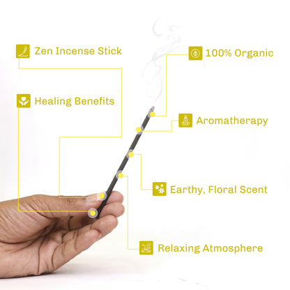 Tibetan Natural Zambala Incense Set Of 4 Hand