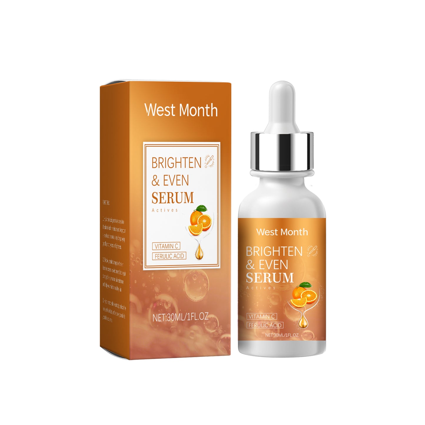 West&Month Vitamin C Brightening Serum Nourishes And Moisturizes Dull And Clear Facial Skin