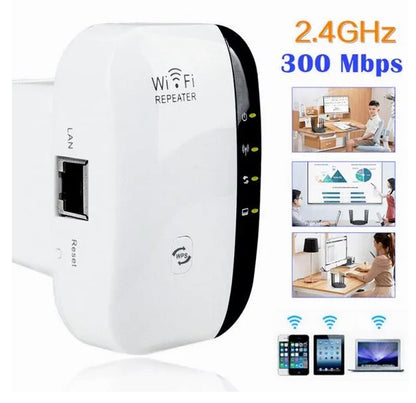 WiFi Range Extender Internet Booster Wireless Signal Repeater
