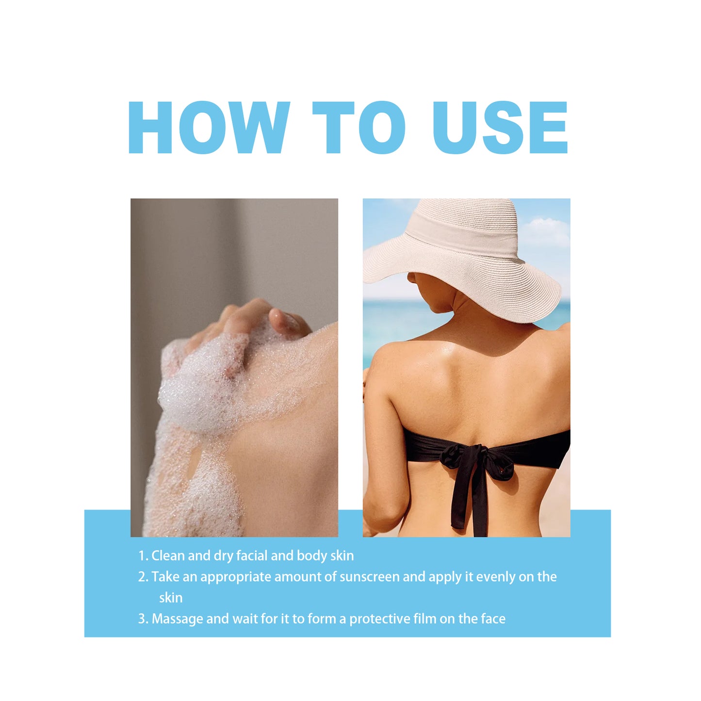 Eelhoe Nicotinamide Whitening Protective Cream, Summer Outdoor Protection Isolation Moisture Clear, Refreshing And Non-Sticky