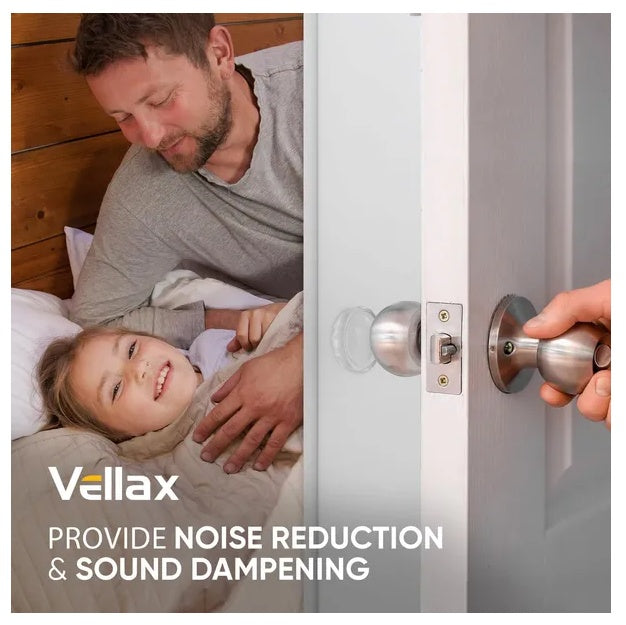 Wall Protectors 4 Pcs Of Clear Rubber Knob Self Adhesive Guard Door Bumper Reusable Solution For Stopping Damage