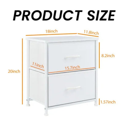 Living Room Cabinet Layers Set Of 2 Fabric Drawers Beside Nightstand Table