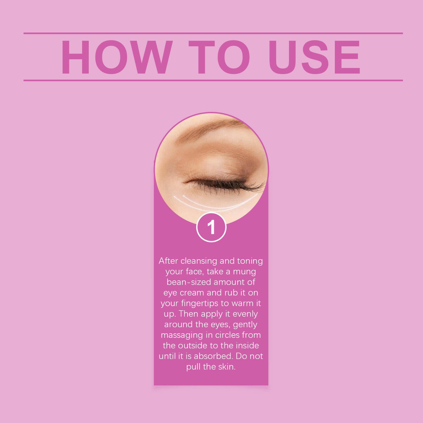 OUHOE Elastic Moisturizing Eye Cream, Nourishes, Moisturizes, Tights, Moistens, Locks And Protects The Elastic Skin Around The Eyes