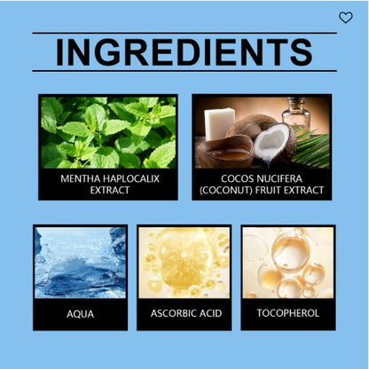 Oralhoe Coconut Mint Oil, Coconut Mint Mouthwash  Breath Care Gum Stain Removal Mouthwash