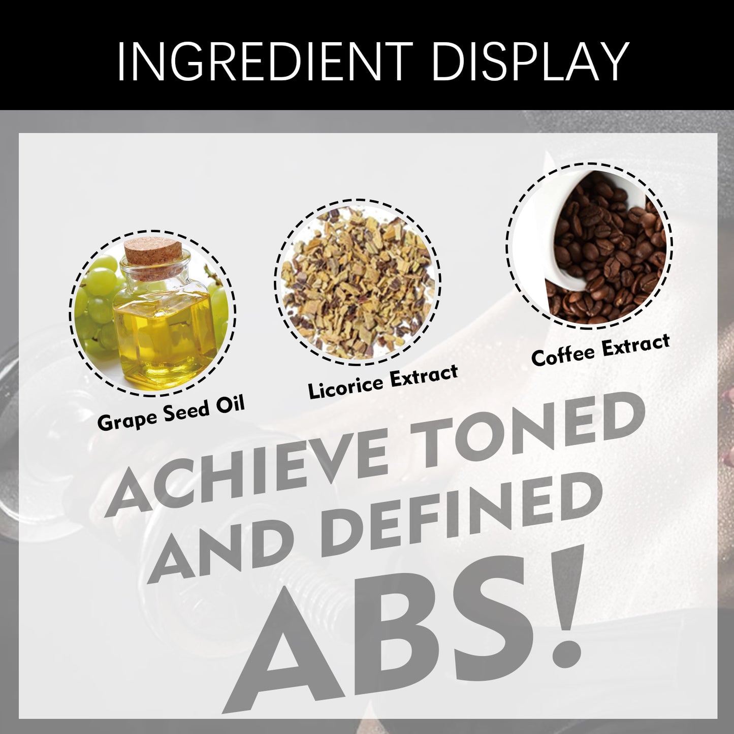 East Moon Abdominal Toning Cream, Toning And Strengthening Muscle Line Waistline Abs Firming And Shaping Massage Cream